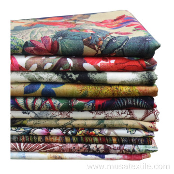 Custom Design Floral Low Moq Polyester Rayon Fabric